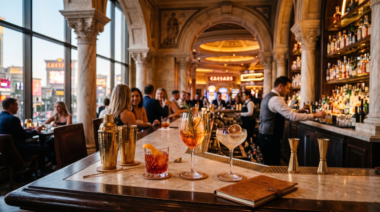 Caesars Palace Happy Hour Guide: Old School Vegas Meets Modern Deals